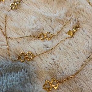 Stella & Dot Gold Wrap Necklace